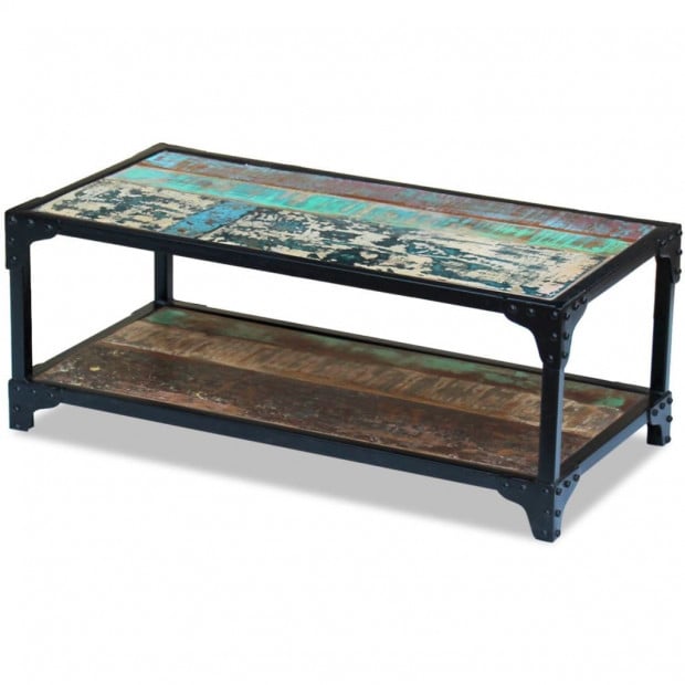 Coffee Table Solid Reclaimed Wood Image 4