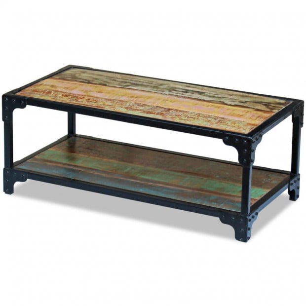 Coffee Table Solid Reclaimed Wood Image 5
