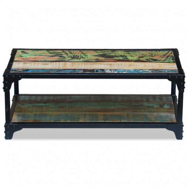 Coffee Table Solid Reclaimed Wood Image 6