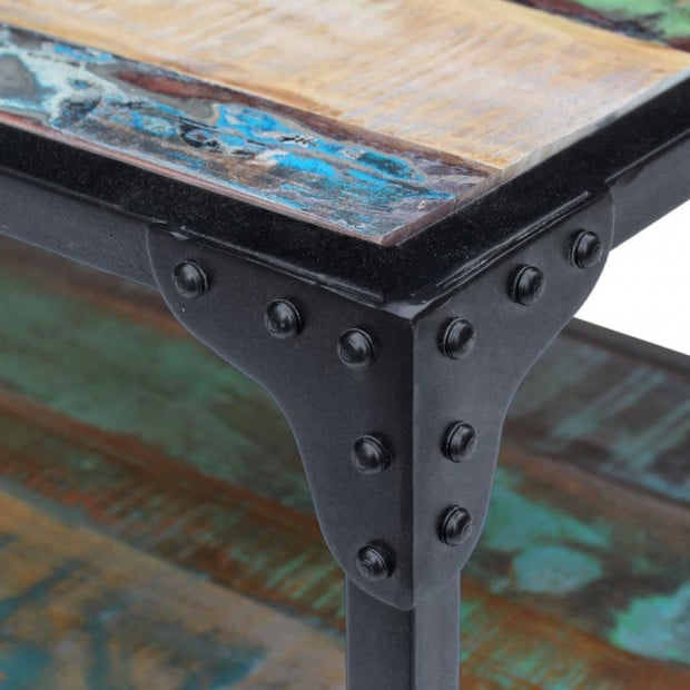 Coffee Table Solid Reclaimed Wood Image 7