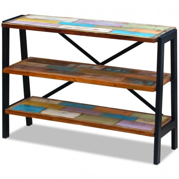 Sideboard 3 Shelves Solid Reclaimed Wood Image 2