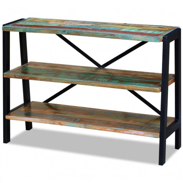 Sideboard 3 Shelves Solid Reclaimed Wood Image 3