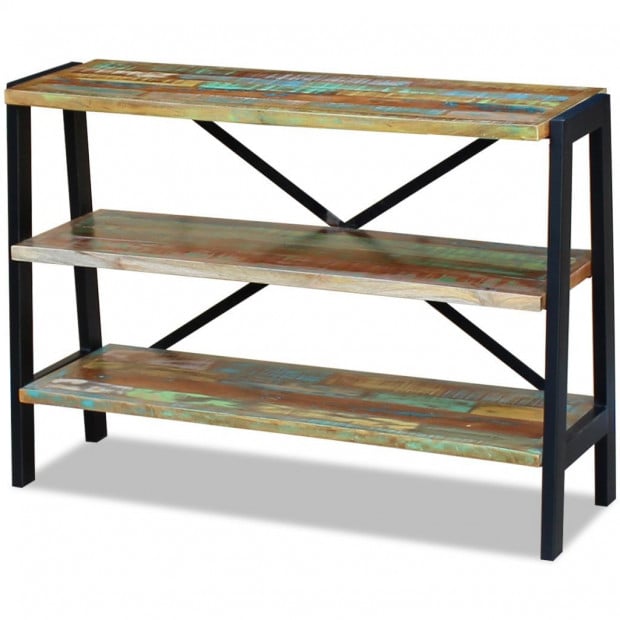 Sideboard 3 Shelves Solid Reclaimed Wood Image 4