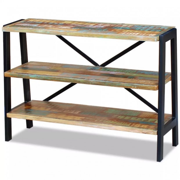 Sideboard 3 Shelves Solid Reclaimed Wood Image 5