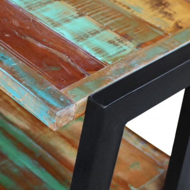 Sideboard 3 Shelves Solid Reclaimed Wood Image 7