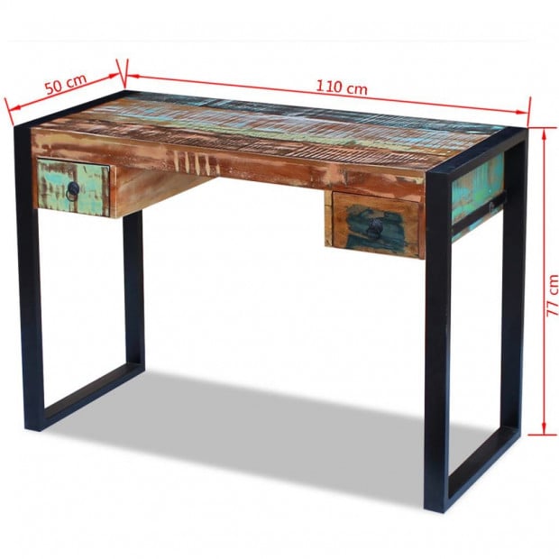 Desk Solid Reclaimed Wood Image 8