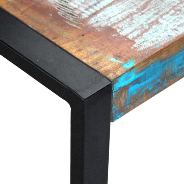Coffee Table Solid Reclaimed Wood 80x80x40 Cm Image 7