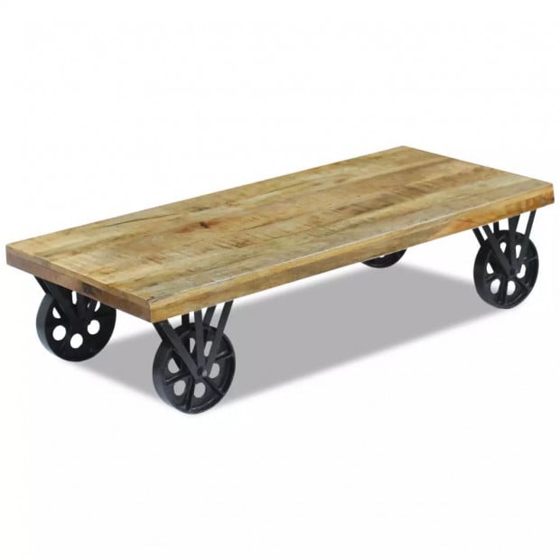 Coffee Table Mango Wood 120x60x30 Cm Image 2