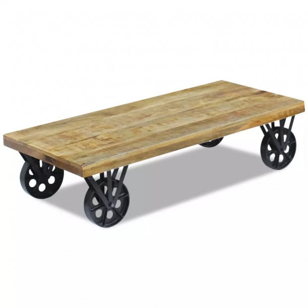 Coffee Table Mango Wood 120x60x30 Cm Image 5