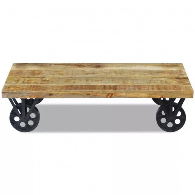 Coffee Table Mango Wood 120x60x30 Cm Image 6