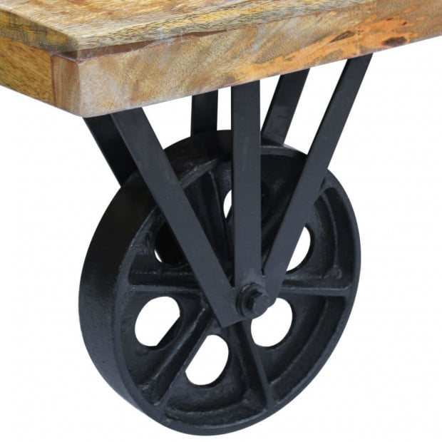 Coffee Table Mango Wood 120x60x30 Cm Image 7