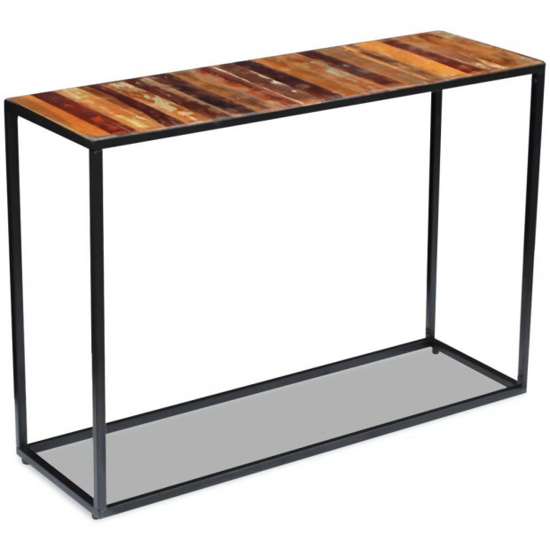Console Table Solid Reclaimed Wood 110x35x76 Cm Image 2