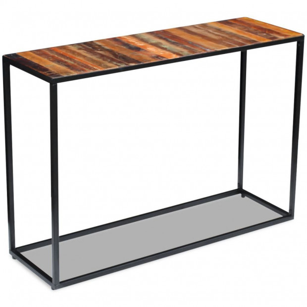 Console Table Solid Reclaimed Wood 110x35x76 Cm Image 4