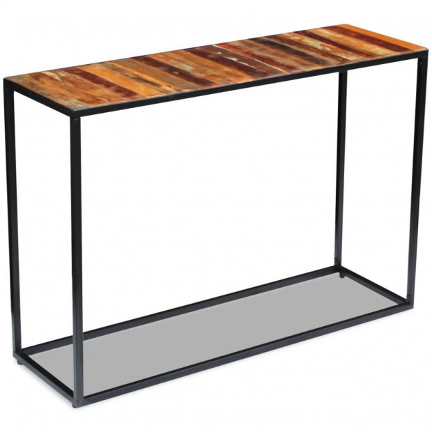 Console Table Solid Reclaimed Wood 110x35x76 Cm Image 5