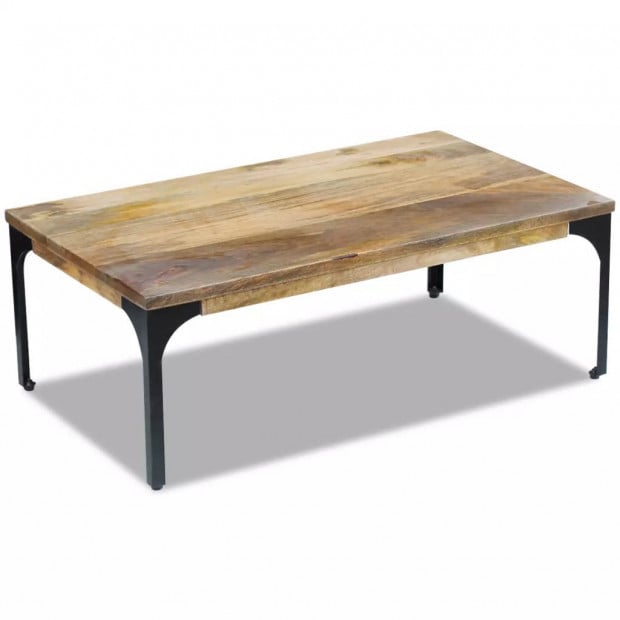 Coffee Table Mango Wood 100x60x35 Cm Image 2