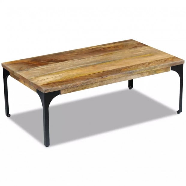 Coffee Table Mango Wood 100x60x35 Cm Image 5
