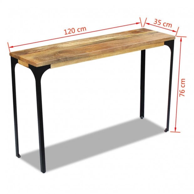 Console Table Mango Wood 120x35x76 Cm Image 8