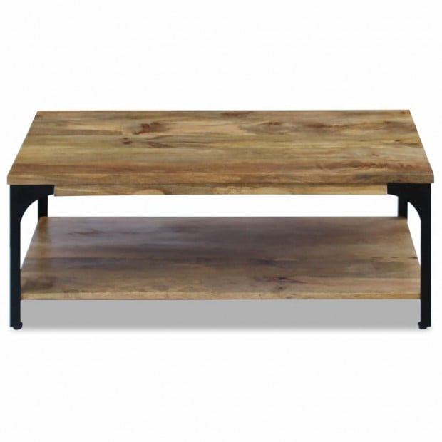 Coffee Table Mango Wood 100x60x38 Cm Image 6