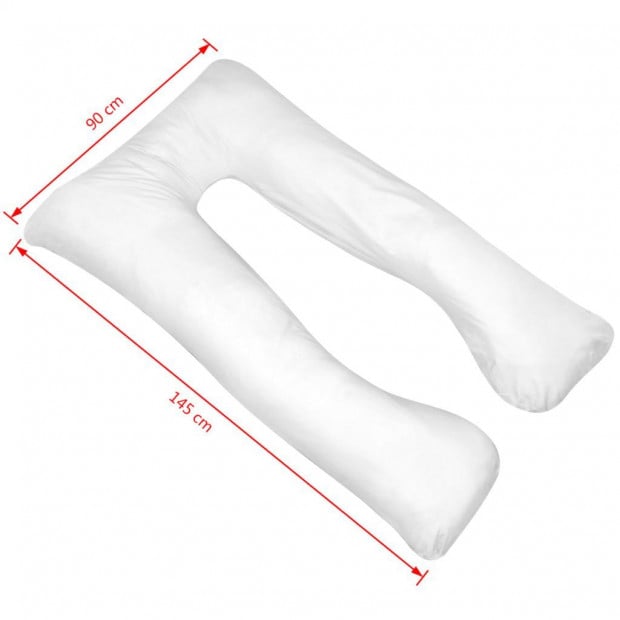 Pregnancy Pillow 90x145 Cm White Image 4