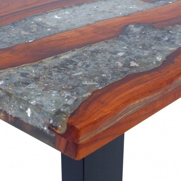 Coffee Table Teak Resin 100x50 Cm Image 11