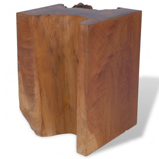 Stool Solid Teak Wood 30 x 30 x 40 cm Image 4
