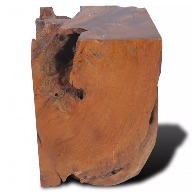 Stool Solid Teak Wood 30 x 30 x 40 cm Image 6