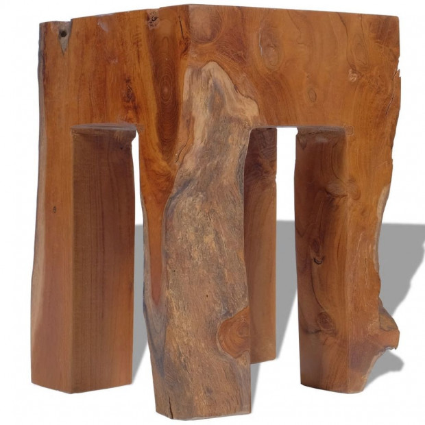 Stool Solid Teak Wood Image 7