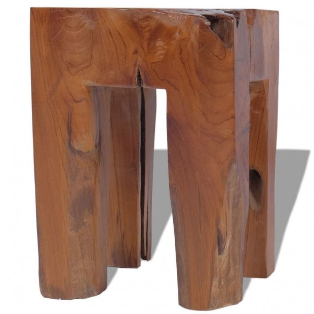 Stool Solid Teak Wood Image 8