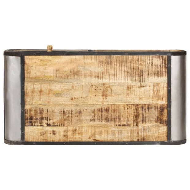 Coffee Table 100x50x35 Cm Solid Mango Wood Image 3