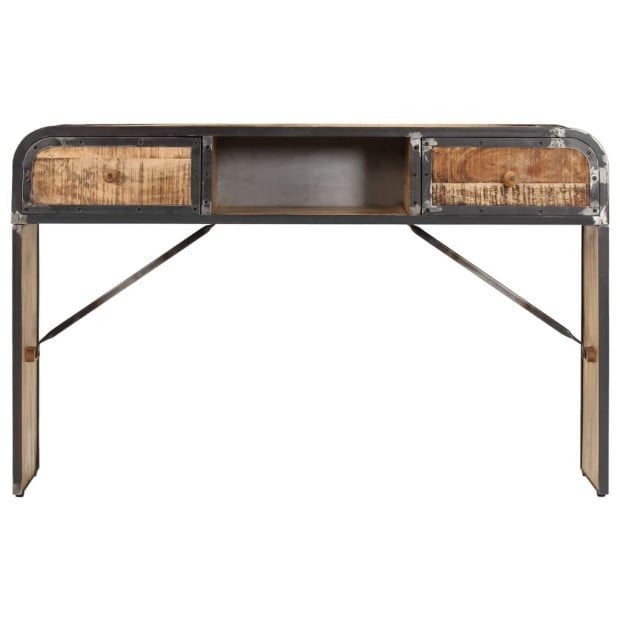 Sideboard 120x30x75 Cm Solid Wood Image 2