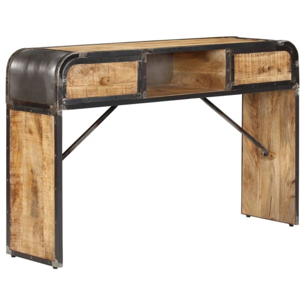 Sideboard 120x30x75 Cm Solid Wood Image 11