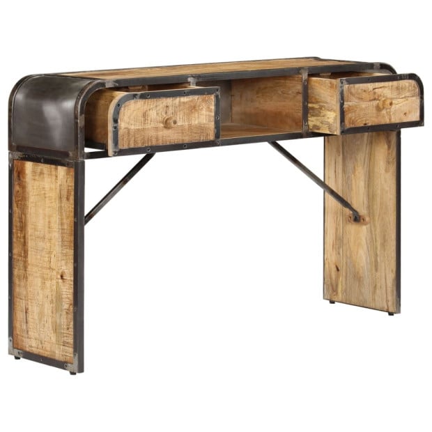 Sideboard 120x30x75 Cm Solid Wood Image 4