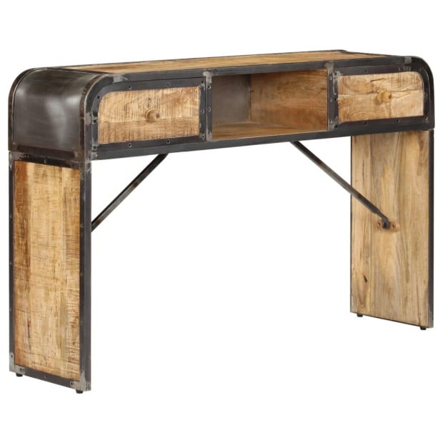 Sideboard 120x30x75 Cm Solid Wood Image 9