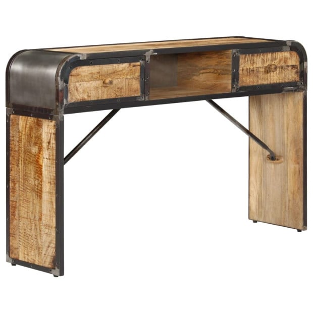 Sideboard 120x30x75 Cm Solid Wood Image 10