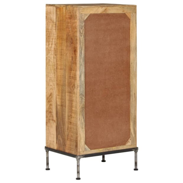Chest Of Drawers 45x35x106 Cm Solid Mango Wood Image 3