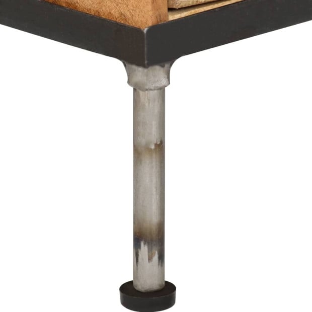 Chest Of Drawers 45x35x106 Cm Solid Mango Wood Image 6