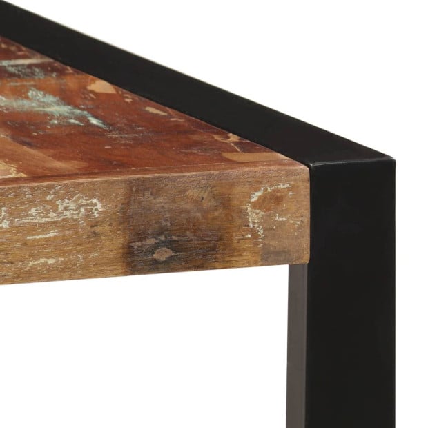 Dining Table 160x80x75 Cm Solid Reclaimed Wood Image 5