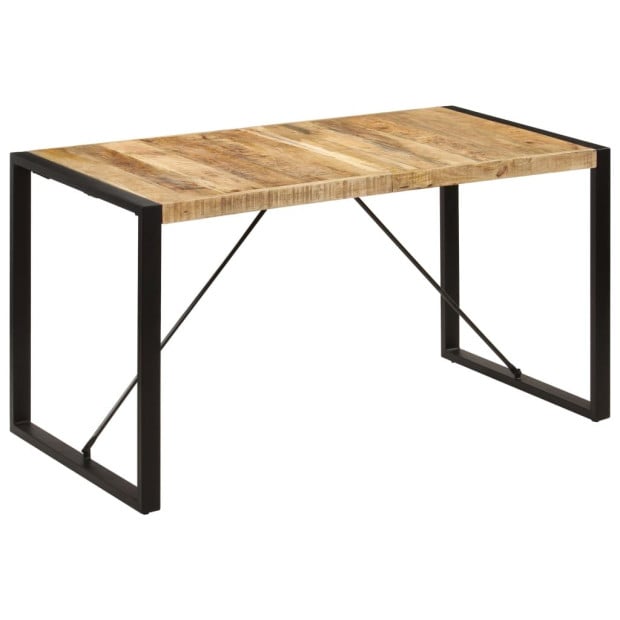 Dining Table 140x70x75 Cm Solid Mango Wood Image 11