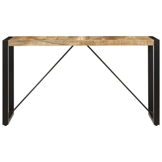 Dining Table 140x70x75 Cm Solid Mango Wood Image 3