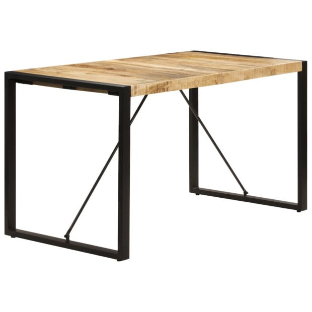 Dining Table 140x70x75 Cm Solid Mango Wood Image 4