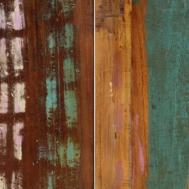 Dining Table 140x70x75 Cm Solid Reclaimed Wood Image 2