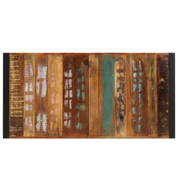 Dining Table 140x70x75 Cm Solid Reclaimed Wood Image 5