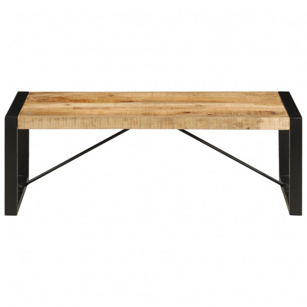 Coffee Table 120x60x40 Cm Solid Mango Wood Image 3