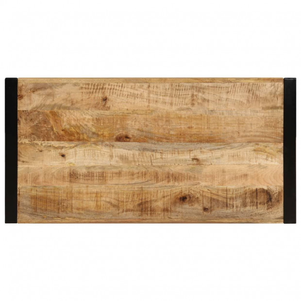 Coffee Table 120x60x40 Cm Solid Mango Wood Image 4