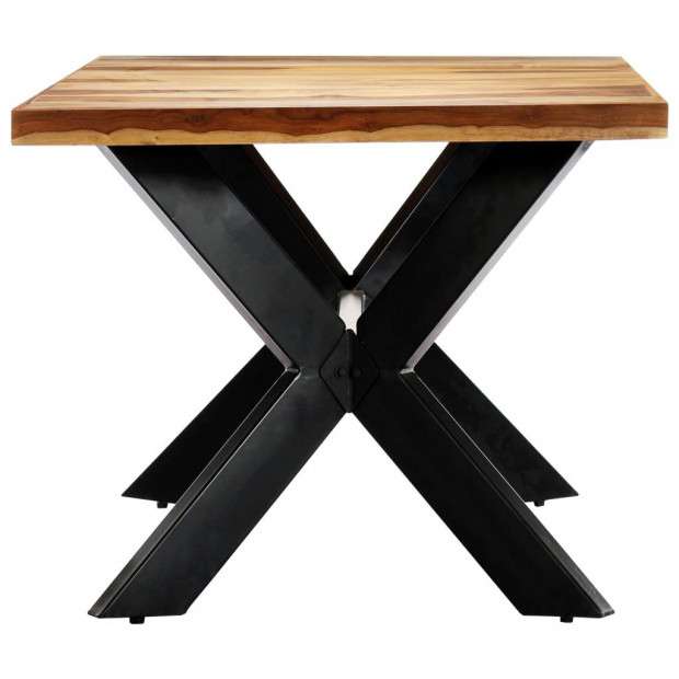 Dining Table 180x90x75 Cm Solid Sheesham Wood Image 3