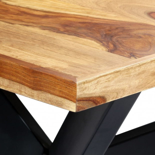Dining Table 180x90x75 Cm Solid Sheesham Wood Image 4