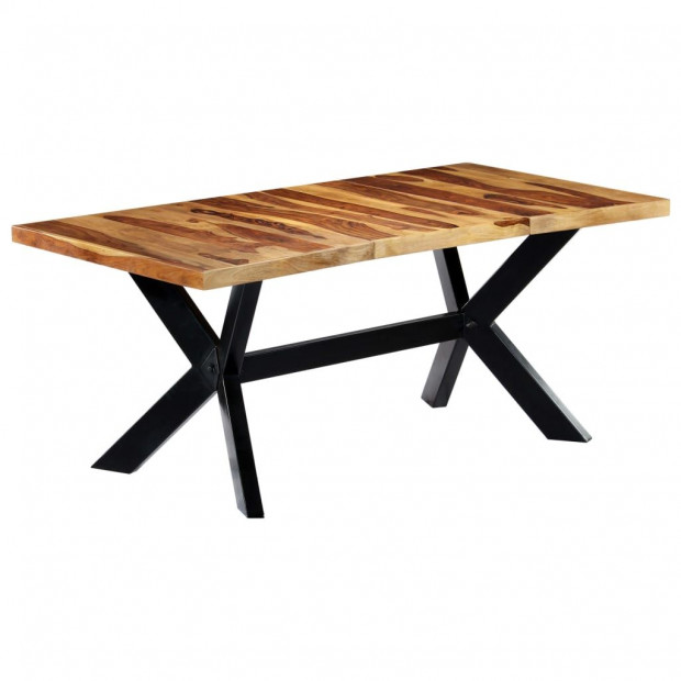 Dining Table 180x90x75 Cm Solid Sheesham Wood Image 10