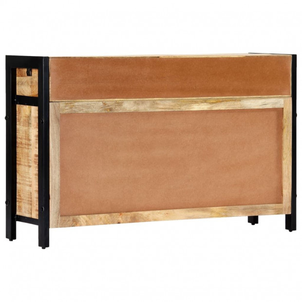 Sideboard 120x35x76 Cm Solid Mango Wood Image 5