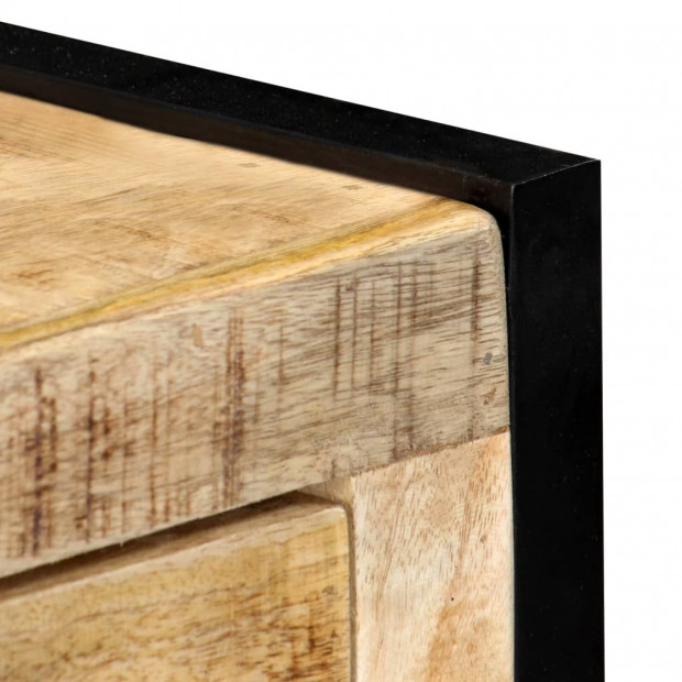 Sideboard 120x35x76 Cm Solid Mango Wood Image 7
