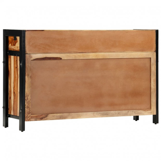 Sideboard 110x35x75 Cm Solid Sheesham Wood Image 5